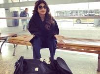 Shilpa Shetty at Sydney airport