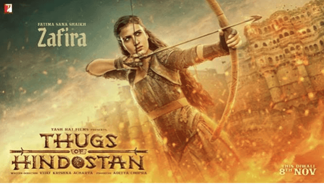 Fatima Sana Shaikh as Zafira in Thugs of Hindostan. Fatima Sana Shaikh