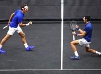 Roger Federer and Novak Djokovic
