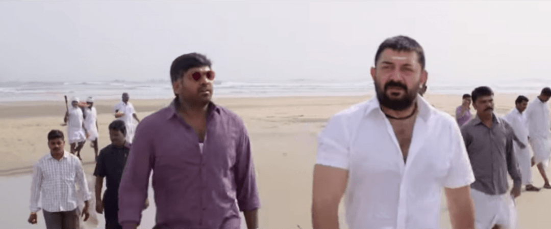 In chekka chivantha vaanam, Aravaind Swamy and Vijay Sethupathi are childhood friends chekka chivantha vaanam