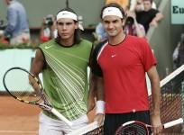 Roger Federer and Rafael Nadal