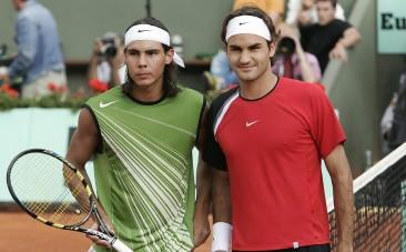 Roger Federer and Rafael Nadal