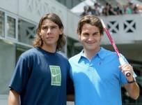 Roger Federer and Rafael Nadal