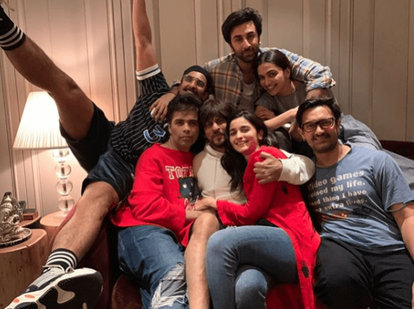 Ranbir Kapoor party for Thugs of Hindostan trailer. Ranbir Kapoor party for Thugs of Hindostan trailer
