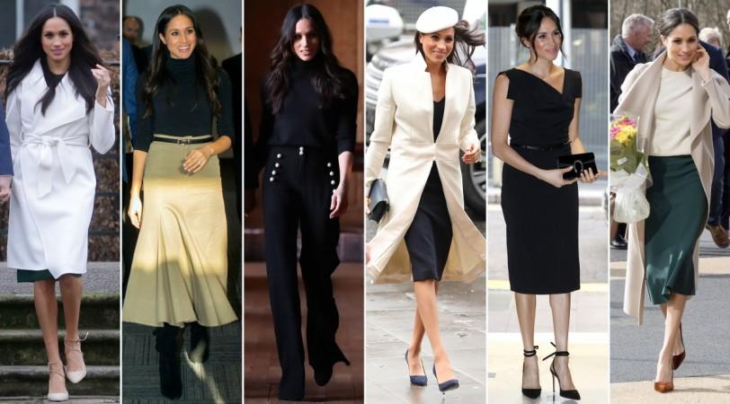 A combination of pictures created in London on July 30, 2018. (Photo by various sources / AFP) (Photo credit should read DANIEL LEAL-OLIVAS,ANDY STENNING,ANDREW MILLIGAN,ARTHUR EDWARDS,CHRIS JACKSON/AFP/Getty Images) Meghan Markle