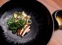 Stir Fry Abalone with Broccoli and Horseradish Leaf
