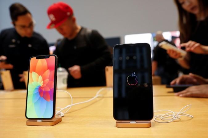 The new Apple iPhone Xs Max and iPhone X are seen on display at the Apple Store in Manhattan, New York, U.S.,