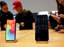 The new Apple iPhone Xs Max and iPhone X are seen on display at the Apple Store in Manhattan, New York, U.S.,