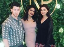 Nick Jonas, Priyanka Chopra, Parineeti Chopra