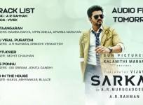 Vijay's Sarkar track list