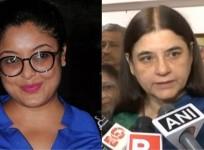 Tanushree Dutta and Maneka Gandhi.
