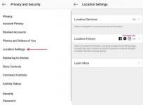 Facebook location sharing