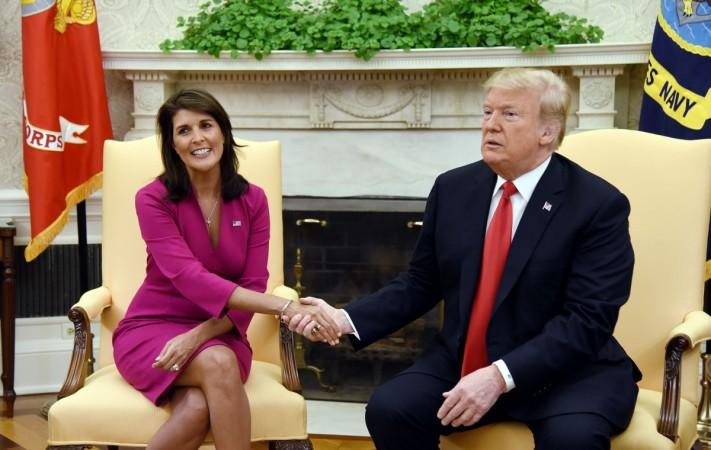 Nikki Haley resigned Tuesday as the US ambassador to the United Nations, in the latest departure from President Donald Trump's national security team Nikki Haley