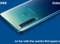 Samsung, Galaxy A9, quadruple, camera
