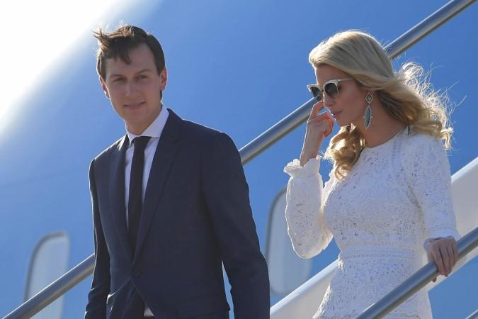 Jared Kushner and Ivanka Trump, step off Air Force One Jared Kushner