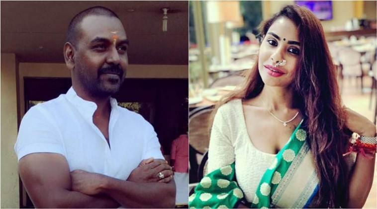 Raghava Lawrence and Sri Reddy Raghava Lawrence and Sri Reddy