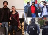 Alia Bhatt with Ranbir Kapoor and Priyanka Chopra in New York City.