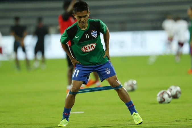 File photo of Bengaluru FC captain Sunil Chhetri. Sunil Chhetri