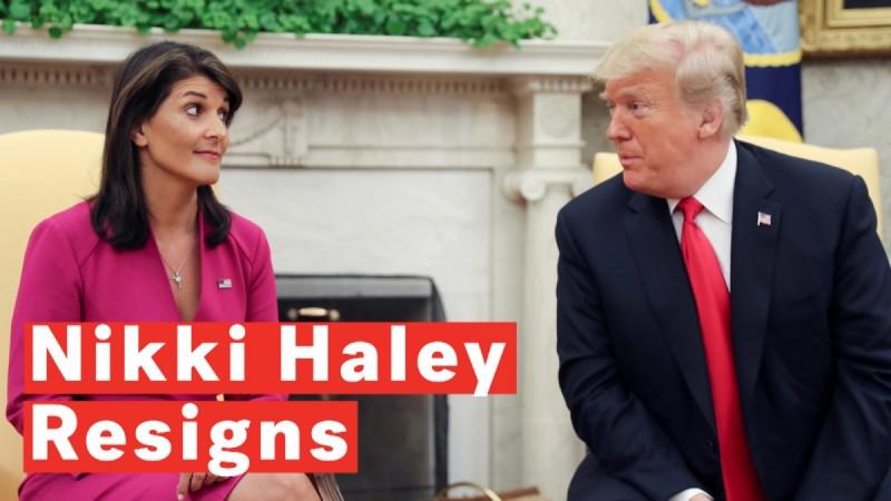 Nikki Haley To Resign As UN Ambassador Nikki Haley To Resign As UN Ambassador