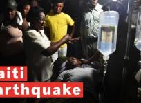 Haiti Sets Up Makeshift Hospital After 5.9-Magnitude Earthquake Rattles Port-de-Paix