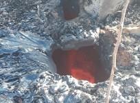 Karnataka: Flame and lava arise in the agricultural land of Chitradurga