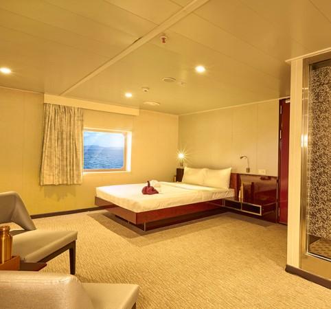 Luxury couple room in Angriya cruise ship Angriya