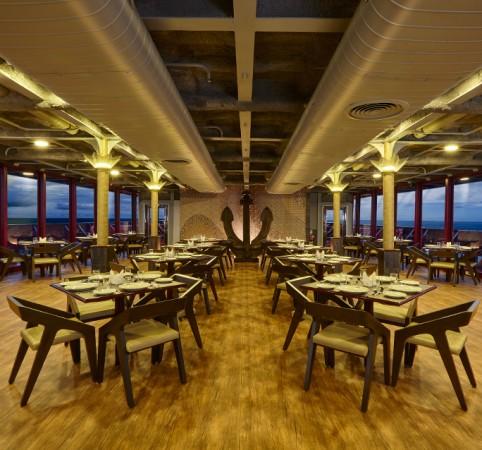 A restaurant at Angriya cruise ship A restaurant at Angriya cruise ship