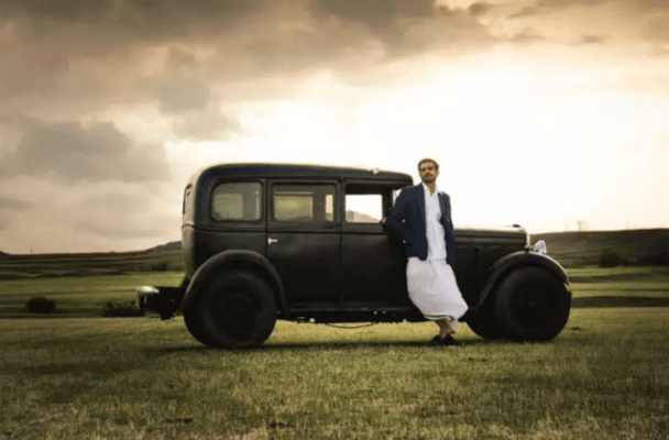Sohum Shah in Tumbbad. Sohum Shah in Tumbbad car shot