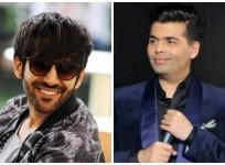 Kartik Aaryan and Karan Johar