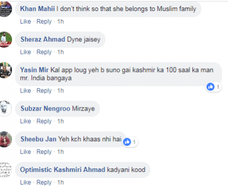 The trolls hurled abuses at Nusrat Parveen from South Kashmir who recently won the title of Mrs India International, 2018. screenshots