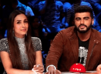 Malaika Arora and Arjun Kapoor on India's Got Talent 8