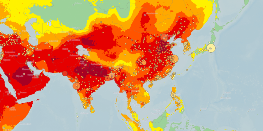 India is home to among the most polluted cities in the world and that is partly due to the amount of crops that are burned down annually Pollution levels- India