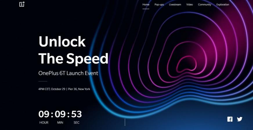 OnePlus 6T launch event is slated to kick off at 11:00 EDT (8:30 pm IST) in New York City on 29 October, 2018. OnePlus, OnePlus 6T, launch, live stream,