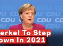 Angela Merkel Stepping Down As German Chancellor In 2021