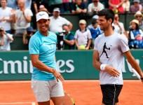Novak Djokovic and Rafael Nadal.
