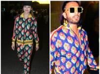 Urvashi Rautela and Ranveer Singh in Gucci track-suit worth Rs 5 lakh