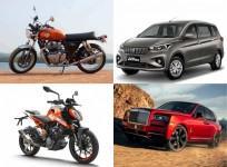 November 2018 car and bike launches