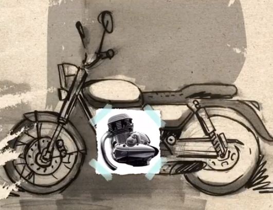 Jawa roadster teaser