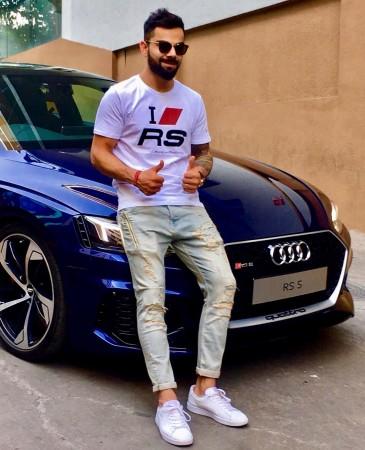 Virat Kohli with his Audi RS 5 Audi RS 5, Virat Kohli