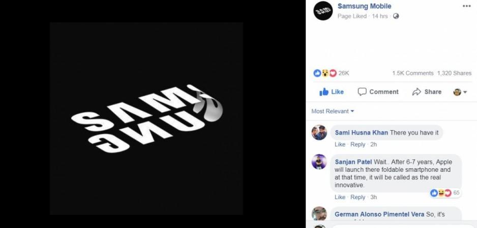 Samsung Mobile teases bendable phone feature ahead of Samsung Developer Conference 2018. Samsung, foldable phone, Galaxy X, Samsung Developer Conference, 2018, Galaxy F