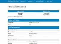 Nokia 8.1, Android Oreo, Geekbench