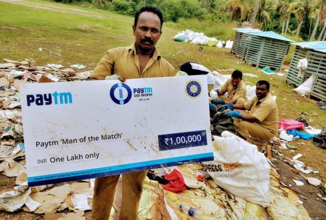 Ravindra Jadeja Man of the Match Award. Ravindra Jadeja