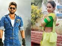 Allu Arjun and Sri Reddy