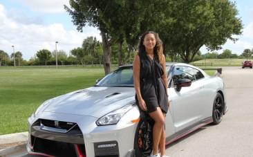 Naomi Osaka, 2018 Nissan GT-R Nismo