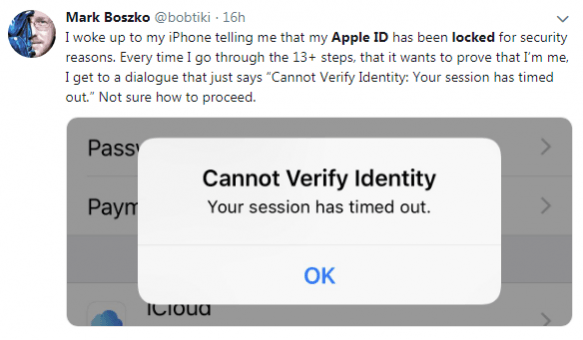 Apple ID locked Apple ID locked