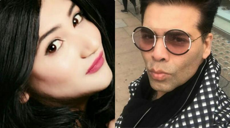 Mahika Sharma wants to punish Karan Johar for insulting Assamese headgear. Mahika Sharma wants to punish Karan Johar for insulting Assamese headgear.