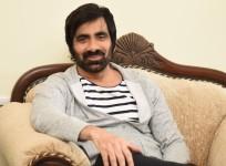 Ravi Teja at the media interaction