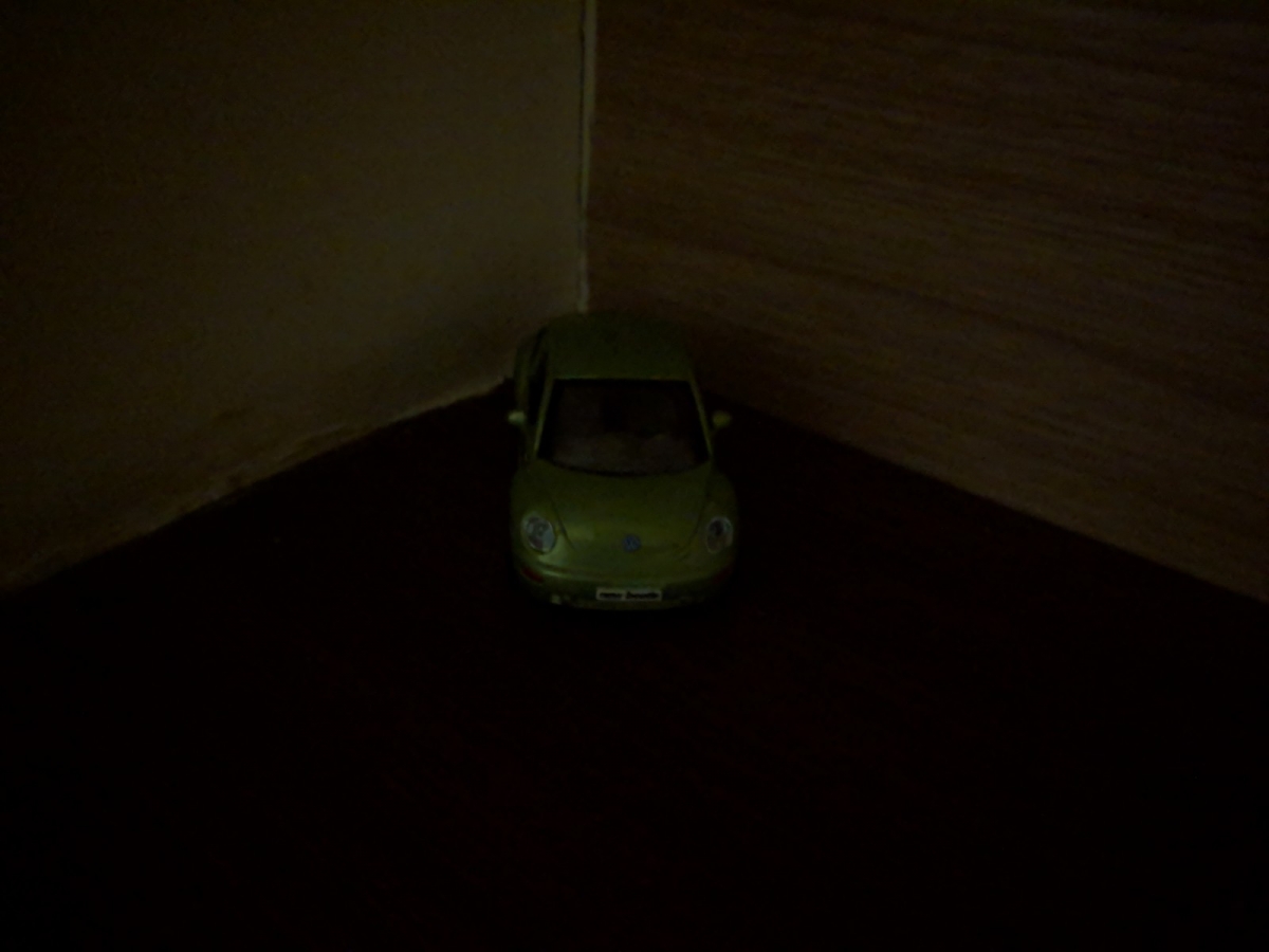 Same shot taken in regular mode