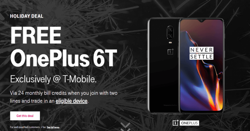 Get OnePlus 6T for free in the US Get OnePlus 6T for free in the US