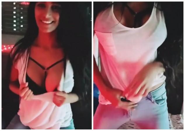 Poonam Pandey strip tease video Poonam Pandey strip tease video